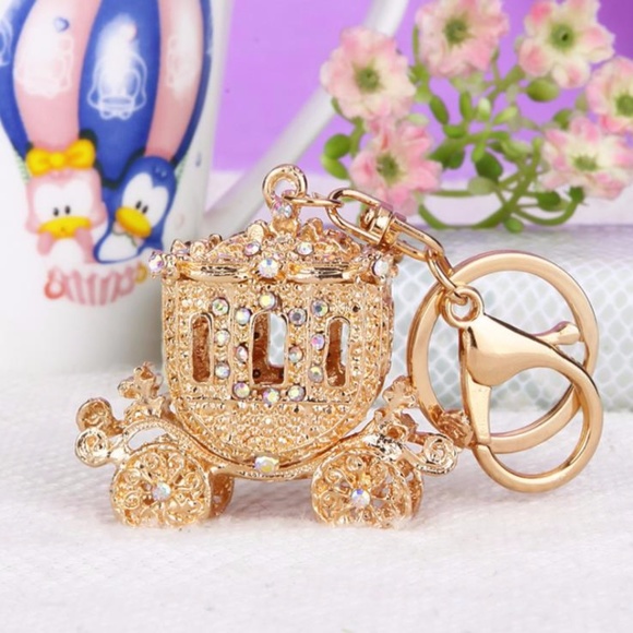 Cute Nation Accessories - NEW Princess Carriage Handbag Charm / Keychain 9